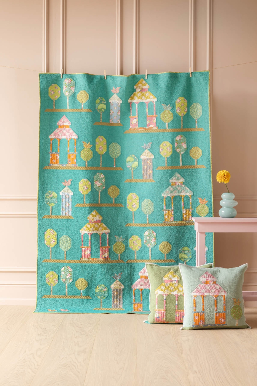 Tilda Patchwork Stoff Baumwolle - Sunday Brunch - Sunday Brunch Teal